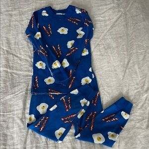 Hanna Andersson Bacon & Eggs Pajamas - Size 110 | US 5 - 100% Organic Cotton
